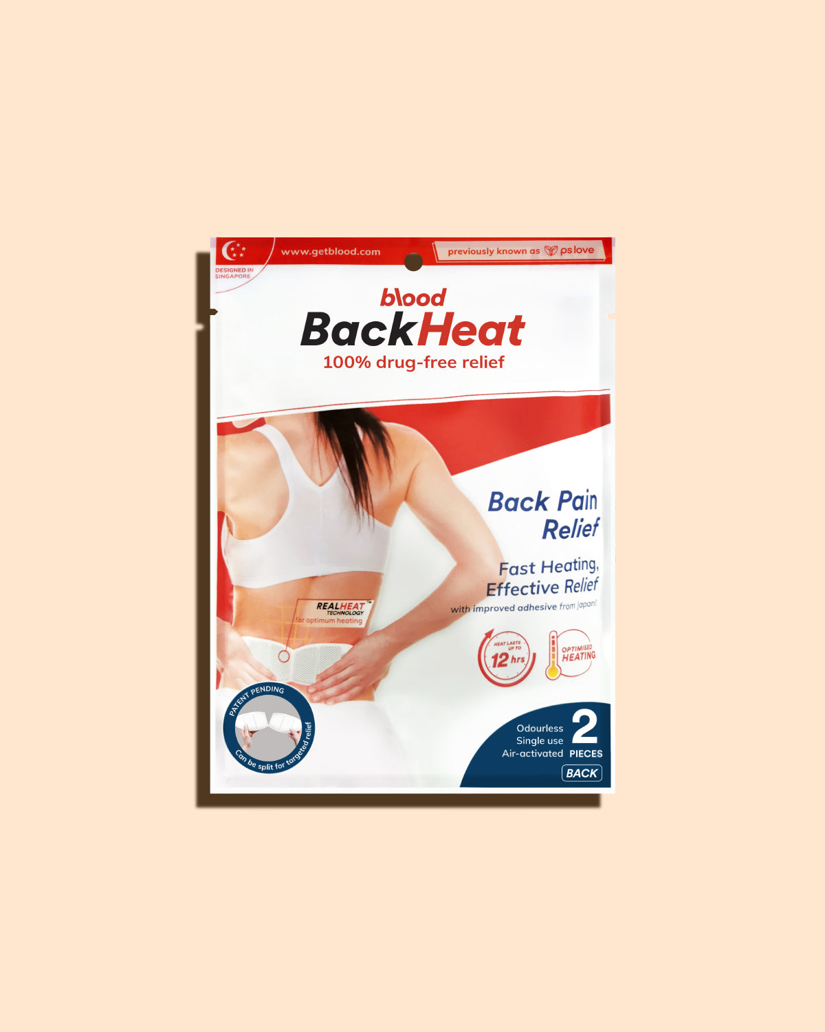 Blood BackHeat Back Pain Heat Pad