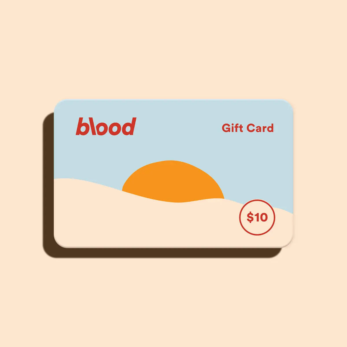 Digital Gift Card Blood