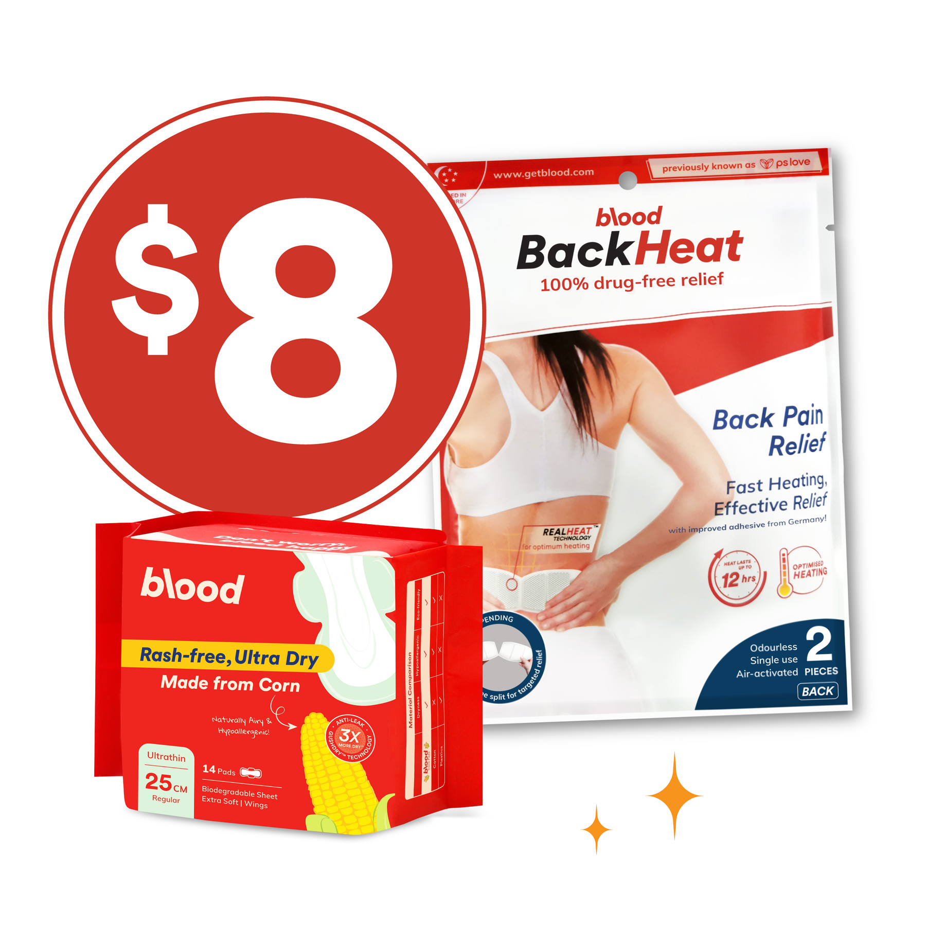 Pads & BackHeat Value Bundle