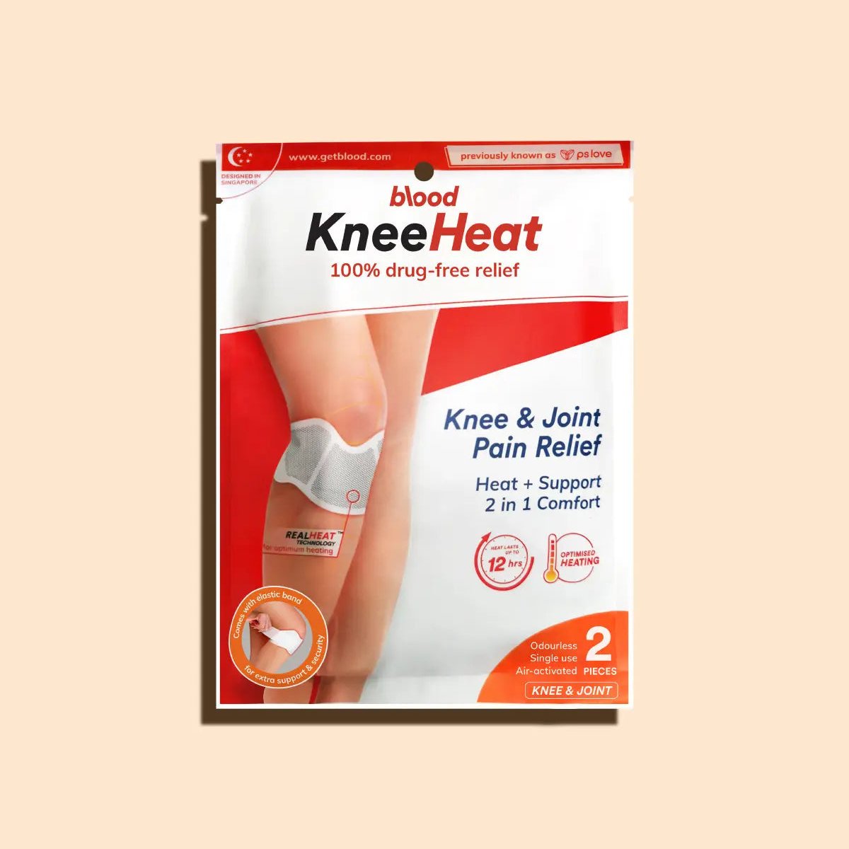 Blood KneeHeat Knee u0026 Joint Pain Heat Pad