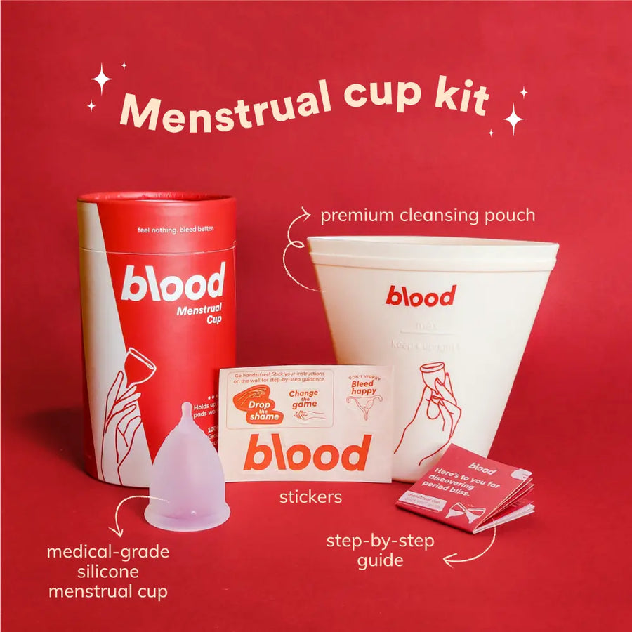 Blood Menstrual Cup Kit (Free Returns)